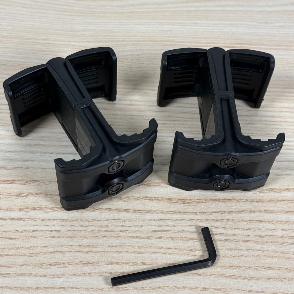 2-Pack Mag Coupler Link - Matte Black Deburred - Snag-Free for 5.56 / .223